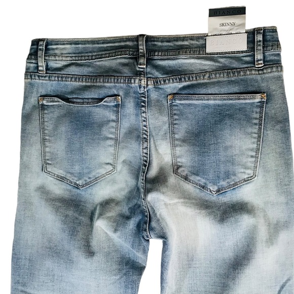 Bianca - Mid Rise Skinny Light Wash Denim Jeans - Size 31 - Picture 9 of 15